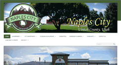 Desktop Screenshot of naplescityut.gov